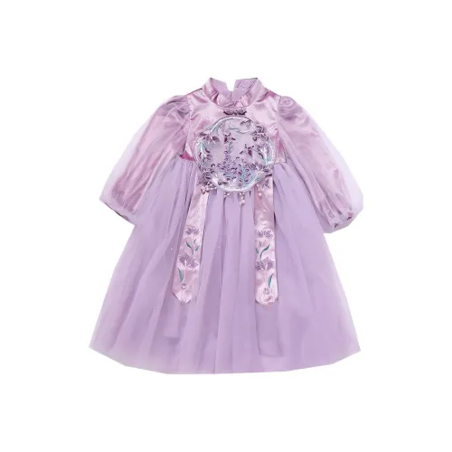 Jiao Ni Платье Летнее Фиолетовое для детей 3-7 лет