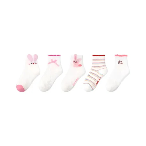 OVE носки 5 пар Pink Bunny детский