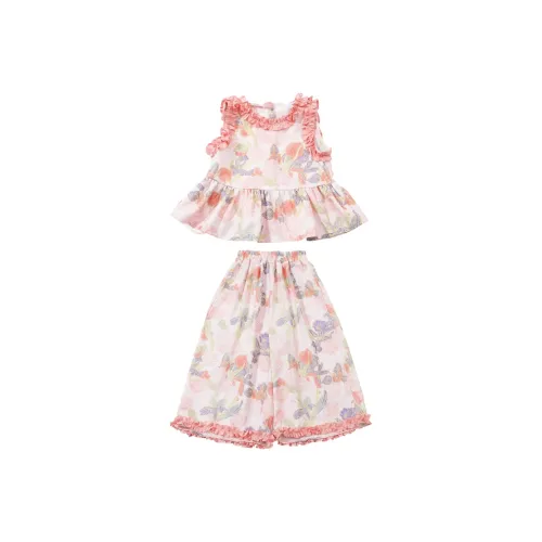 Beerus Повседневная спортивная одежда Лето Розовый Дети Возраст 3-7 лет