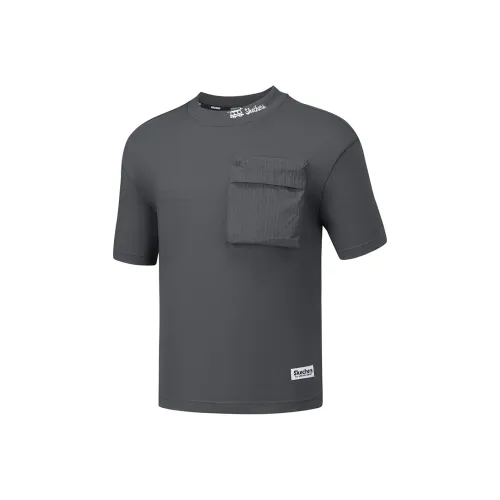 Skechers Kids T-рубашка цвет серый 006L для подростков