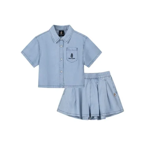 Hush Puppies Повседневная спортивная одежда SS25 Набор Светло-джинсовый Детский