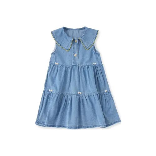 Royal Childlike Детское платье синего цвета для детей в возрасте 3-7 лет