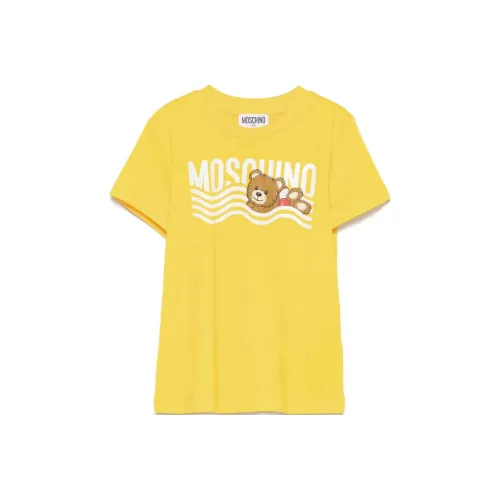 MOSCHINO Желтые Детские Рубашки
