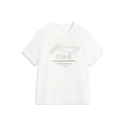 LINING YOUNG T-Рубашка Sports Life Collection Стандартная Белая Детская