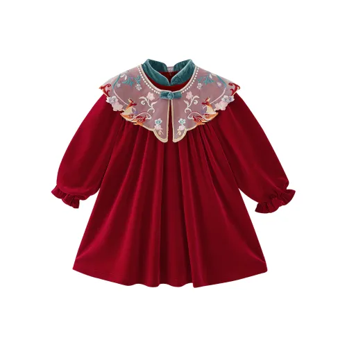 JELLYBABY Платье Красное для детей 3-7 лет