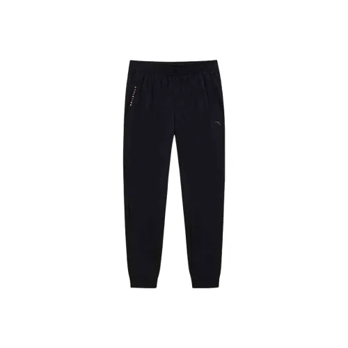 Anta ZONGXUNXILIE Черные Женские Спортивные Брюки