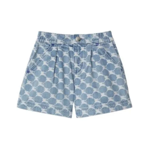 Burberry Kids Short светло-синего цвета