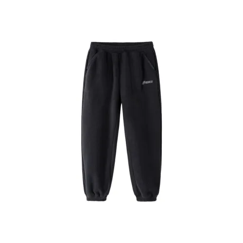 Детские 3-7 лет Asics Вязаные тренировочные штаны темно-синие