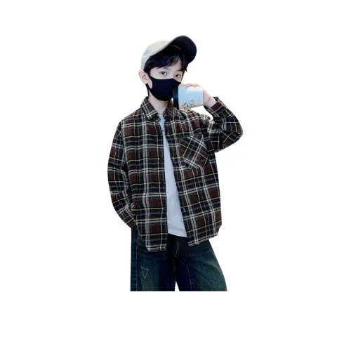 HEINBBE Рубашка Темный Кофейный Подростки