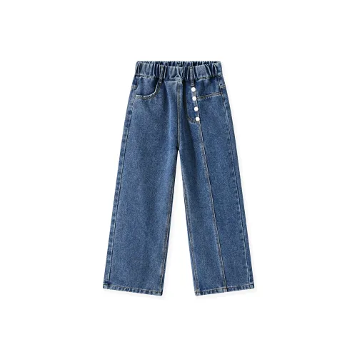 disney x FENGKUANGDONGWUCHENG LIANMINGKUAN Джинсы для детей 3-7 лет