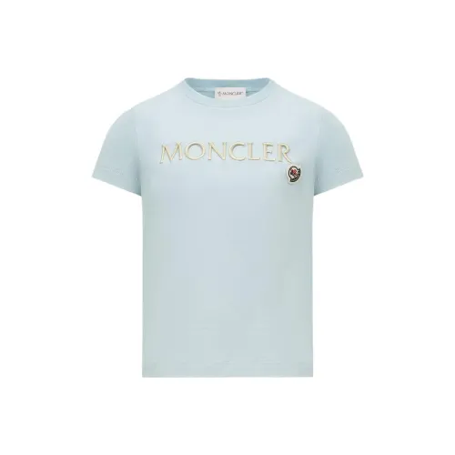Moncler Светло-синий Kids T Рубашки
