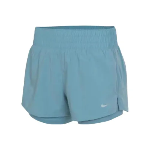 Nike Спортивные шорты Женские Небесно-голубой