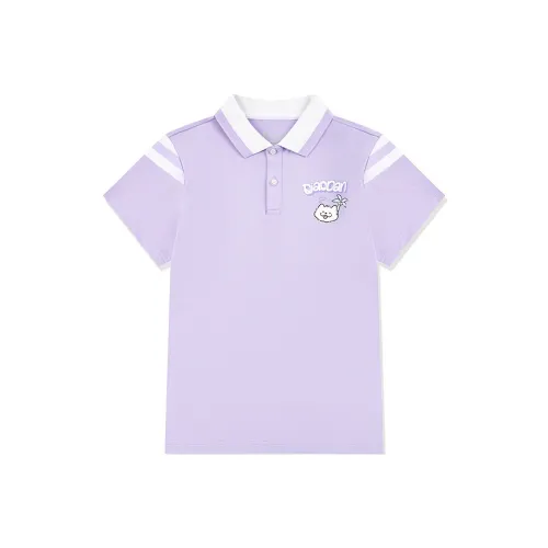 QIAODAN T-рубашка Purple Sunset Подростки