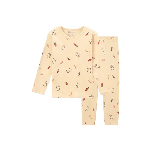 Red Bean Пижамный комплект Светло-розовый Оранжевый Подростки