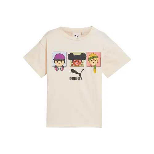 PUMA x PLAYMOBIL T-Shirt Без рисунка Детский