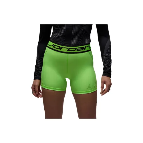Jordan Sport SS25 Спортивные шорты Женские Электрическое свечение Зеленый