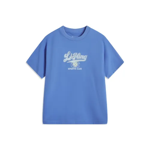 LINING YOUNG Sports Life Collection Т-рубашка Rowing Синий Детская