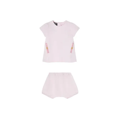 Комплект для малышей и детей дошкольного возраста VERSACE с юбкой розового цвета