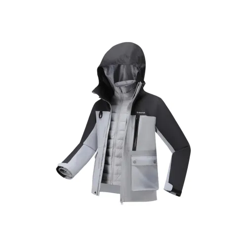 DECATHLON SH900 QUECHUA Ветровка Угольный Серый Серебристый Серый Подростки