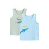 Светло-зелёный + Светло-синий