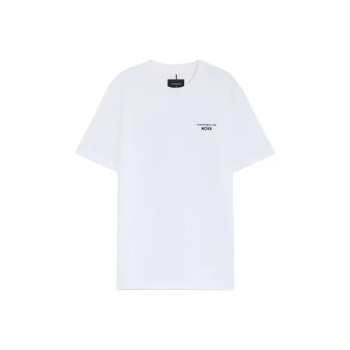 Hugo Boss Белые Мужские T-рубашки