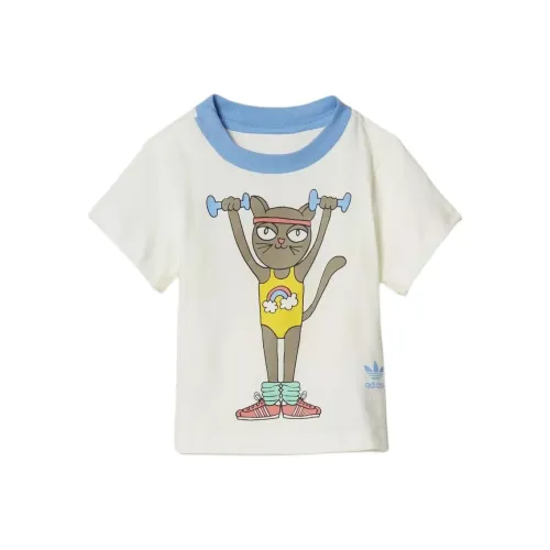 Adidas Originals x Mini Rodini Новый T Рубашка Белый Infant и Toddler