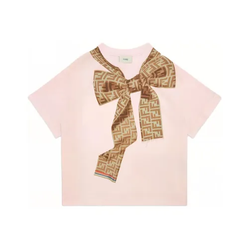 FENDI Розовые Kids Т-рубашки