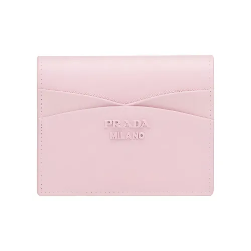 PRADA Saffiano кожа кошелек женский снежно-розовый