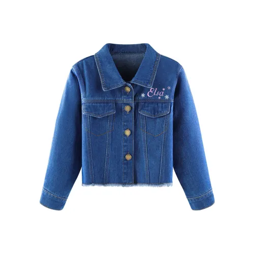 Disney Denim Куртка Темно-синяя Детская