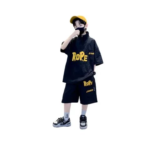 Lanza Повседневный костюм лето черный бежевый подростки