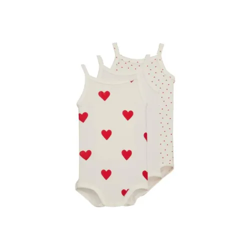 PETIT BATEAU 3 шт Белый Детские Комбинезоны / Ползунки