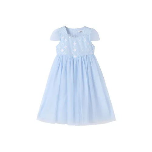 Annil Платье SS25 Океанский синий для детей 3-7 лет