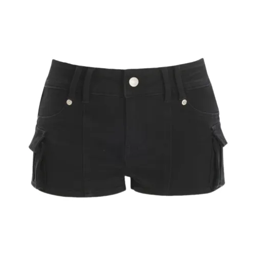 ZXZA Джинсовые шорты Женские Черные