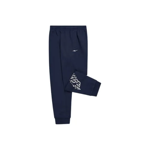 ERKE KIDS Вязаные тренировочные штаны синий черный для подростков