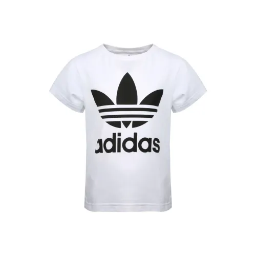 Adidas Originals TREFOIL TEE T-рубашка Белая для детей 3-7 лет
