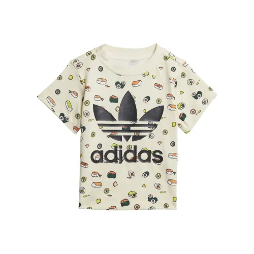 Adidas Originals T-Shirt Айвори Multicolor Black Для младенцев и малышей