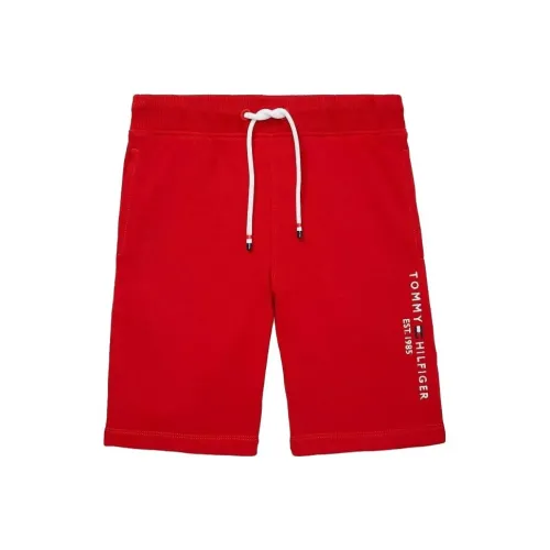Tommy Hilfiger Детская одежда Логотип Короткий Bottoms Румяна Kids Шорты Детский Красный