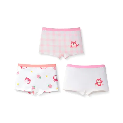 Disney Strawberry Bear Series Нижнее белье 3 шт Детское