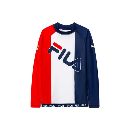 FILA KIDS Купальник Глубокий морской синий Огненно-красный для детей 3-7 лет