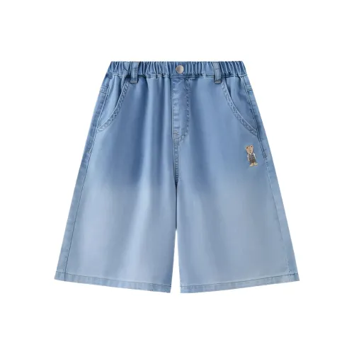 PAW IN PAW Cartoon Bear FIVE Пуговица Джинсы Синий Дети Возраст 3-7 лет