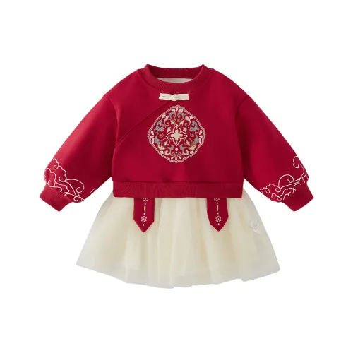 JELLYBABY Платье Красное для детей 3-7 лет