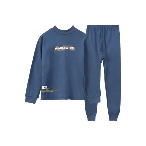 Red Bean Нижнее белье Набор Sea HARP Синий Подростки