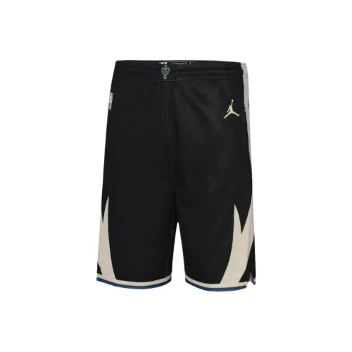 NBA Milwaukee Bucks Шорты Подростки Черный