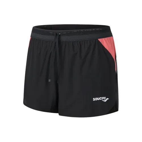 Saucony Глубокий Черный Мужские Спортивные Шорты
