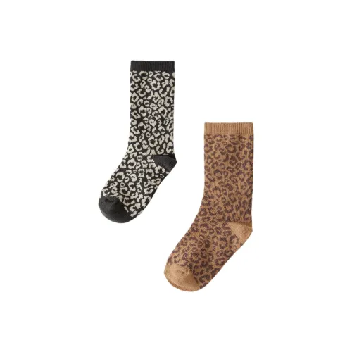 ZARA 2 пары черных + коричневых носков для детей