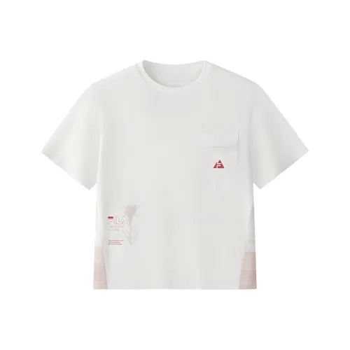 FILA KIDS Облачный белый WT Унисекс Т-рубашка