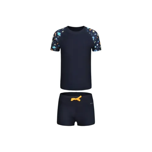 DECATHLON Темно-синий Kids Купальники