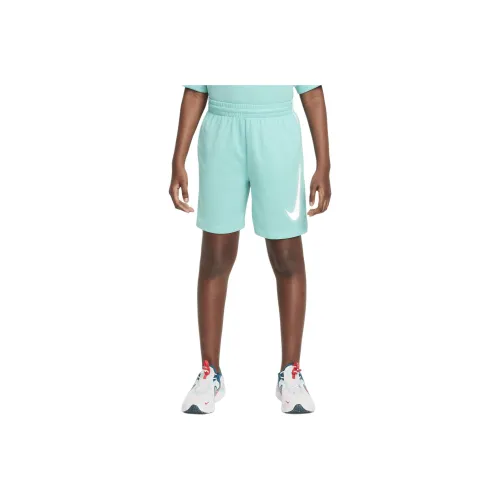 nike Шорты Подростки Зеленый Белый