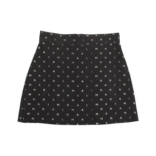 BALMAIN Черные Kids Юбки
