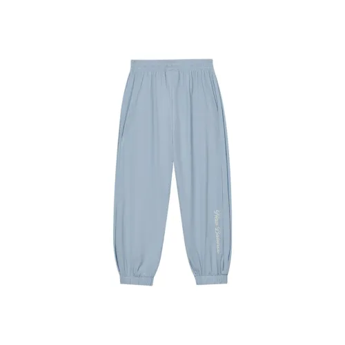 New Balance совместный бренд Умеренный Детские тренировочные штаны Весна Лето и ОСЕНЬ Детские Светло-синие